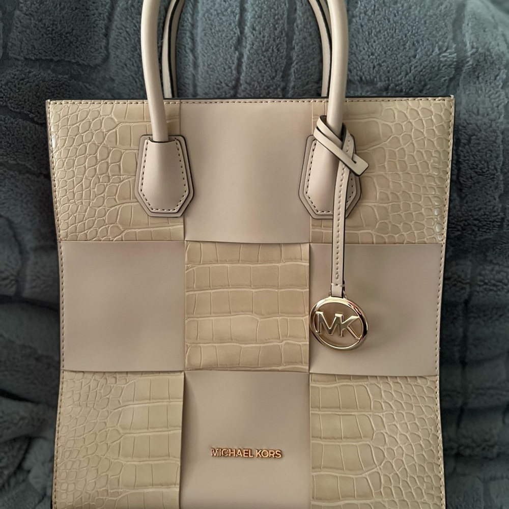 Tan brand new with tags Michael Kors with tags bag